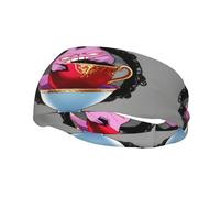 Wicked Fantasy Teacups Pattern Sports Sweatband Headscarf Head Bands For Women Men Suitable For Running Yoga Fitness Football