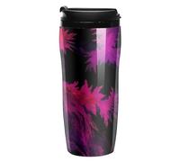Wicked Feather Tie-Dye Coffee Cup Travel Mug with Leakproof Lid Double Wall Tumbler Water Bottle