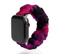 Wicked Feather Tie-Dye Compatible with IWatch Series Watch Strap Fashion Scrunchies Stretchy