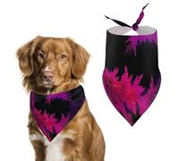 Wicked Feather Tie-Dye Cute Dog Bandana Triangle Adjustable Washable Cat Scarf Pet Accessories