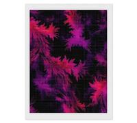 Wicked Feather Tie-Dye Diamond Art Kits Accessories Full Square Drill 5D Painting Craft Home Wall Decor