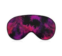 Wicked Feather Tie-Dye Fashion Sleep Eye Mask Soft Covers for Sleeping with Adjustable Strap