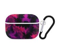 Wicked Feathers Tie-Dye Compatible with Airpod Pro Case Cover Skin with Keychain