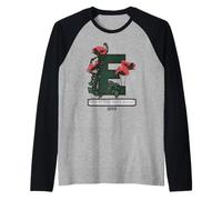 Wicked Floral Look At Her She’s Wicked Raglan Baseball Tee