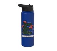 Wicked Floral Look At Her She’s Wicked Stainless Steel Insulated Water Bottle