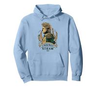 Wicked: For Good A Man Made of Straw Pullover Hoodie, Adult Unisex, Dusty Blue, X-Large