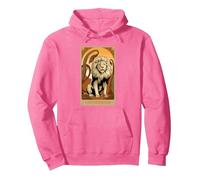 Wicked: For Good A Very Nervous Lion Pullover Hoodie, Adult Unisex, Bright Pink, Small