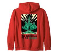 Wicked: For Good All Roads Lead to the Wizard Zip Hoodie