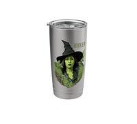 Wicked: for Good Elphaba Bold Portrait & Greenery Stainless Steel Insulated Tumbler