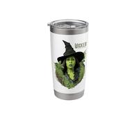 Wicked: for Good Elphaba Bold Portrait & Greenery Stainless Steel Insulated Tumbler