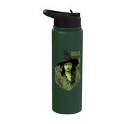 Wicked: for Good Elphaba Bold Portrait & Greenery Stainless Steel Insulated Water Bottle