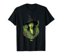 Wicked: For Good Elphaba Bold Portrait & Greenery T-Shirt