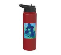 Wicked: for Good Elphaba Close Up Florals Stainless Steel Insulated Water Bottle