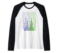 Wicked: For Good Forever My Friend Silhouettes Raglan Baseball Tee