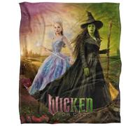 Wicked For Good Glinda And Elphaba Poster Silky Touch Super Soft Throw Blanket 152 X 127 Cm