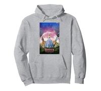 Wicked: For Good Glinda Bubble Poster Pullover Hoodie, Adult Unisex, Heather Grey, X-Large