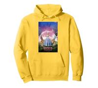 Wicked: For Good Glinda Bubble Poster Pullover Hoodie, Adult Unisex, Lemon Yellow, Large