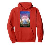 Wicked: For Good Glinda Bubble Poster Pullover Hoodie, Adult Unisex, Red, Small