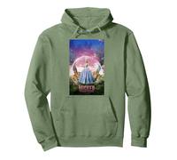 Wicked: For Good Glinda Bubble Poster Pullover Hoodie, Adult Unisex, Sage Green, X-Large