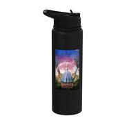 Wicked: for Good Glinda Bubble Poster Stainless Steel Insulated Water Bottle