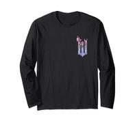 Wicked: For Good Glinda Elegant Logo Front And Back Long Sleeve T-Shirt