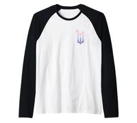 Wicked: For Good Glinda Elegant Logo Front And Back Raglan Baseball Tee