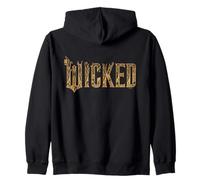 Wicked: For Good Gold Glam Logo Zip Hoodie