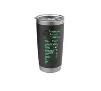 Wicked: for Good Torn Green Collage Logo Stainless Steel Insulated Tumbler