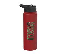 Wicked: for Good Torn Green Collage Logo Stainless Steel Insulated Water Bottle