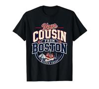 Wicked Funny Cousin from Boston Massachusetts Value Graphic T-Shirt, Men, Black, M