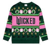 Wicked Girls Christmas Jumper, Glinda and Elphaba Christmas Jumpers for Children, Girls Xmas Jumper 7-8 Years