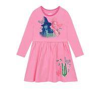 Wicked Girls Dress, Elphaba and Glinda Dress for Girls, Long Sleeve Cotton Dress, 9-10 Years Pink