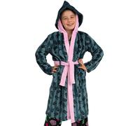 Wicked Girls Dressing Gown, Elphaba Kids Bathrobe With Pointed Hood, Fleece Dressing Gown For Girls, Green 5-6 Years