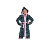 Wicked Girl's Elphaba Dressing Gown With Pointed Hood in Green | Size: 4-5 Years Wicked Green 4-5 Years