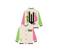 Wicked Girl's Glinda & Elphaba Varsity Jacket | Size: 9-10 Years Wicked Multicolor 9-10 Years