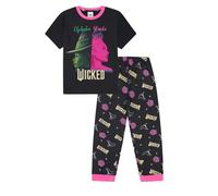 WICKED Girls Long Pyjama Set Kids PJ's (13-14 Years) Black