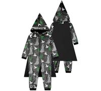 Wicked Girls Onesie With Cape, Elphaba Pyjamas, Elphaba Onesie For Kids, Kids Onesies, Black 7-8 Years