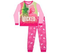 WICKED Girls Pyjamas | Glinda And Elphaba Girls' Pyjama Sets | Pink 10-11 Years