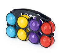 Wicked Gizmos Boules Set Multicolour Petanque Garden Game With Carry Case For Outdoor Family Games