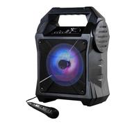 WICKED GIZMOS Mini Karaoke Machine - Portable Bluetooth Speaker with LED Party Light (Speaker with Microphone)