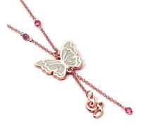 WICKED Glinda Butterfly Necklace Rose Gold