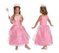 Disguise Glinda Deluxe Toddler Costume Pink 5-6 Years Kids