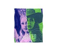Wicked Glinda & Elphaba Torn Poster Throw Blanket | Size: Small Wicked Multicolor Small