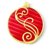 Wicked Glinda Pink Shiz Logo Pin Badge WKPB0003 - Zinc Alloy / Copper / Aluminium