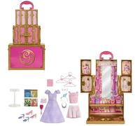 Mattel Universal Pictures Wicked Glindas Glamorous Closet with 2 Unique Looks Surprises & 13 Accessories Inspired by The Movie