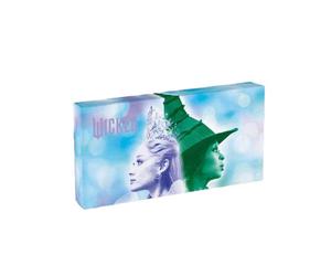 Wicked Letterbox Elphaba And Glinda Framed Canvas Print Multicoloured (15Cm X 30Cm)