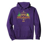 Wicked Marvelous Munchkinland Pullover Hoodie, Adult Unisex, Purple, Medium