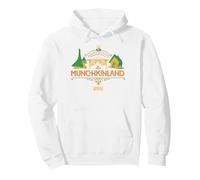 Wicked Marvelous Munchkinland Pullover Hoodie, Adult Unisex, White, Medium