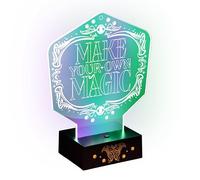 Wicked Movie Acrylic Light - Officially Licensed Disney Lamp, Make Your Own Magic, Gift for Musical Fans of Glinda,Elphaba & Oz, Battery Powered | Paladone