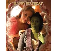 Wicked Movie Birthday Card - Musical Theatre Greeting Card Inspired by Elphaba & Glinda - Perfect for Wicked Fans & Broadway Lovers